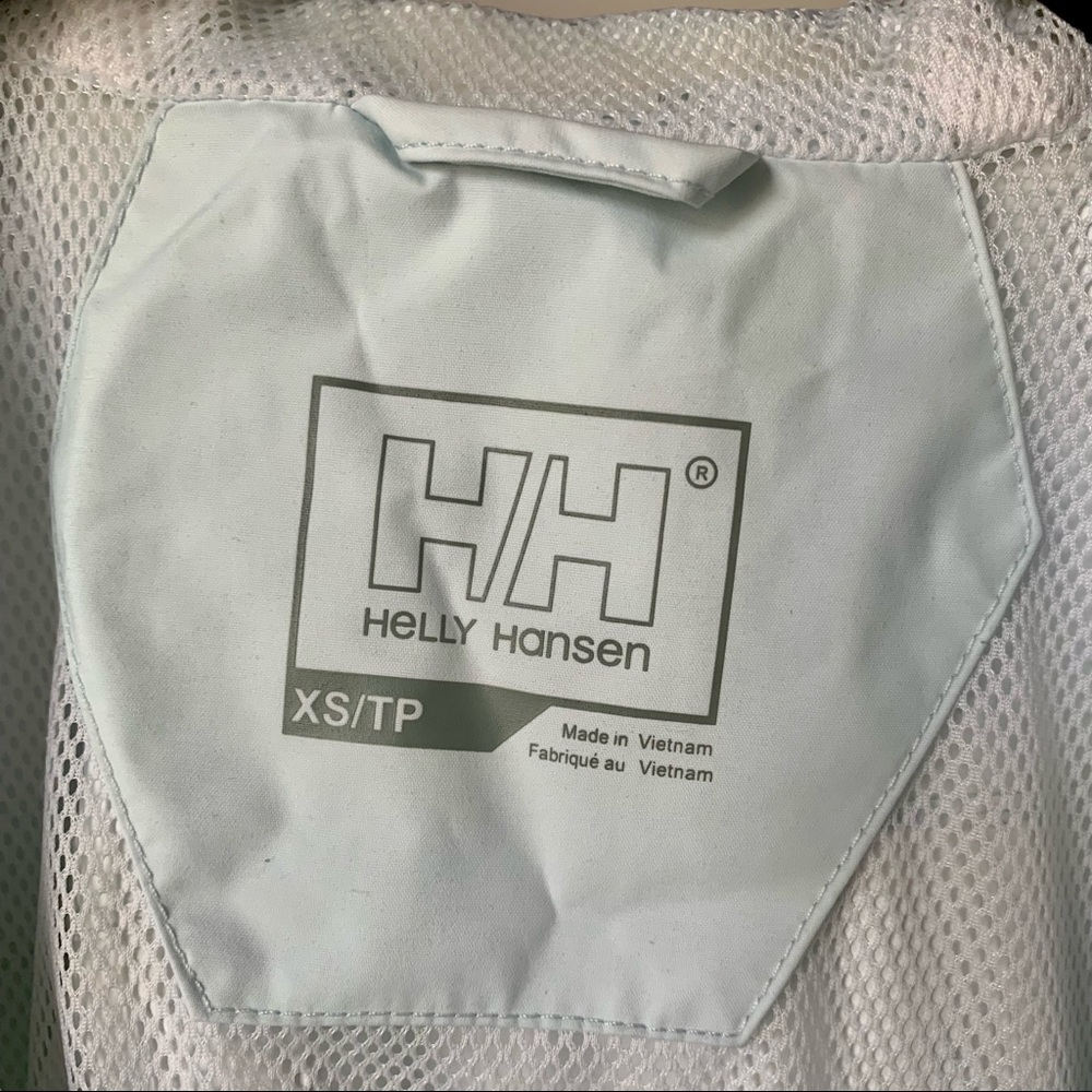 Light Blue Helly Hansen Rain Jacket - image 3